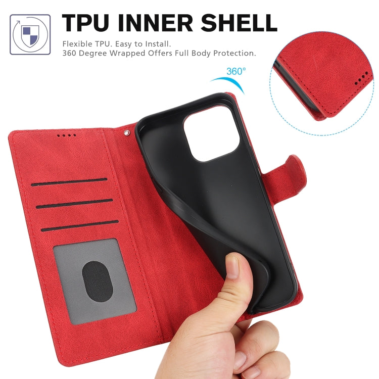 For iPhone 15 Pro Max Fantasy Skin-feel Calfskin Texture Leather Phone Case