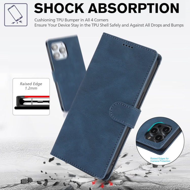 For iPhone 15 Pro Max Fantasy Skin-feel Calfskin Texture Leather Phone Case