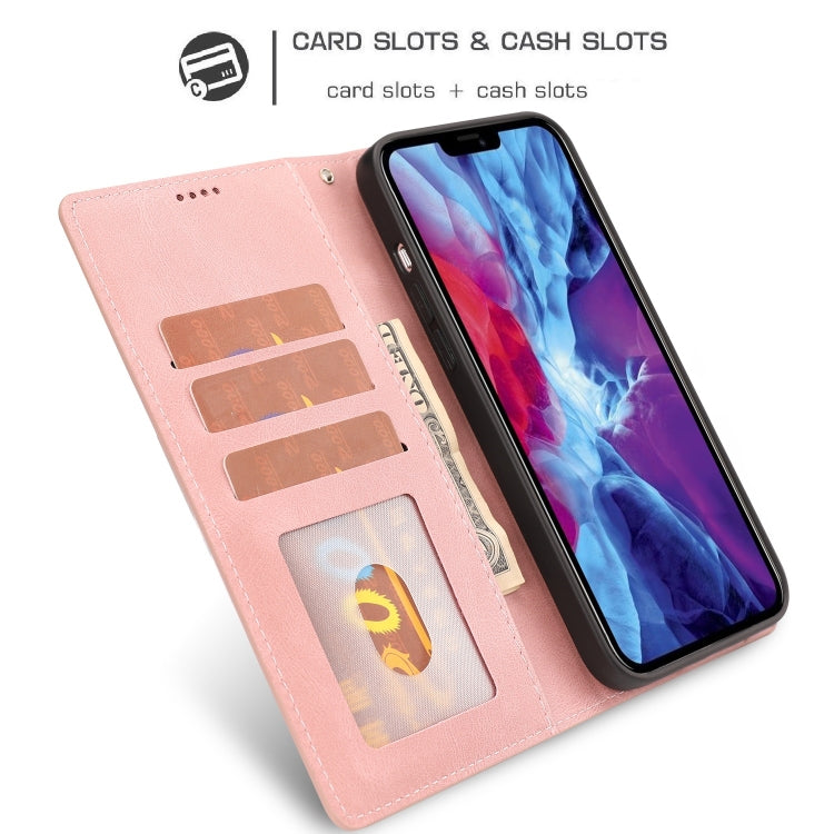 For iPhone 15 Plus / 14 Plus Fantasy Skin-feel Calfskin Texture Leather Phone Case