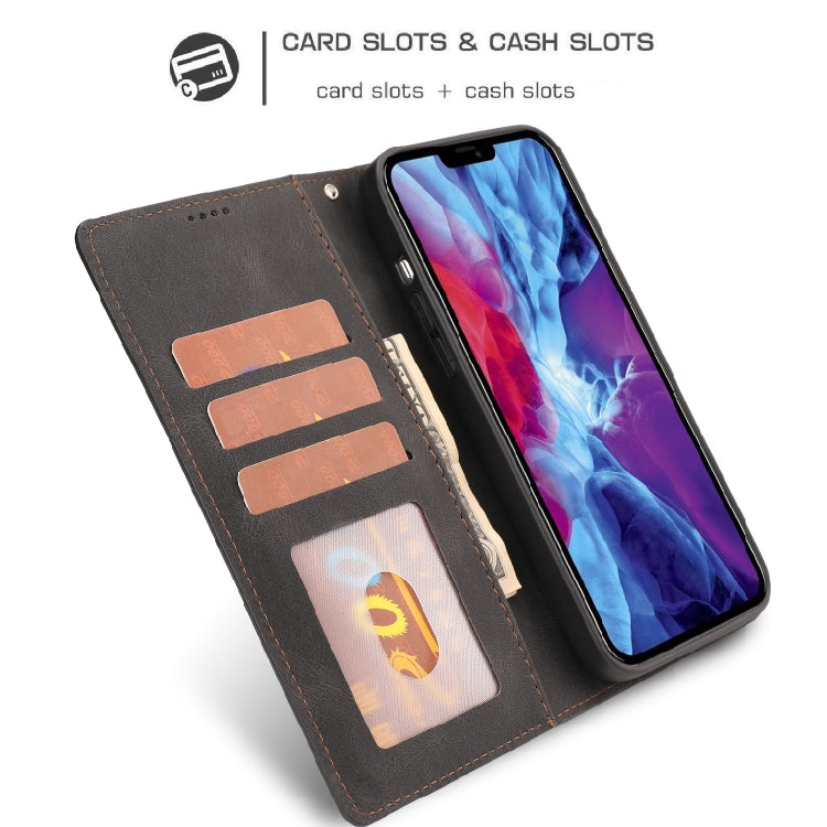 For iPhone 15 Plus / 14 Plus Fantasy Skin-feel Calfskin Texture Leather Phone Case