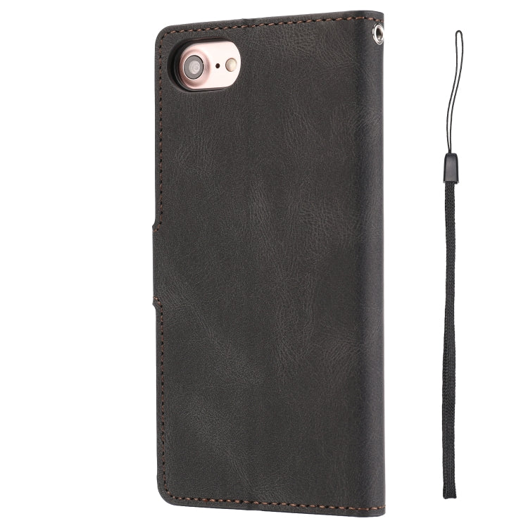 For iPhone SE 2024 Fantasy Skin-feel Calfskin Texture Leather Phone Case
