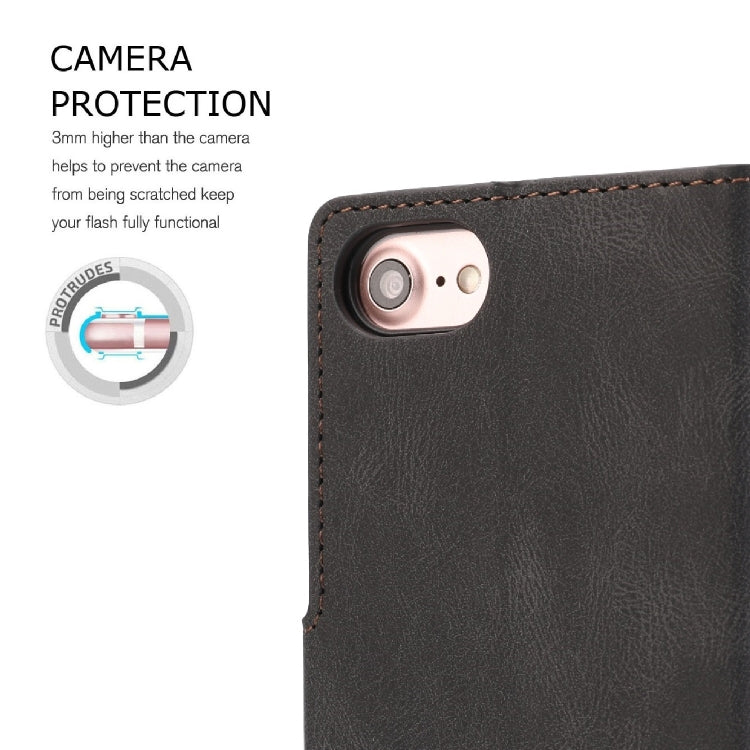 For iPhone SE 2024 Fantasy Skin-feel Calfskin Texture Leather Phone Case