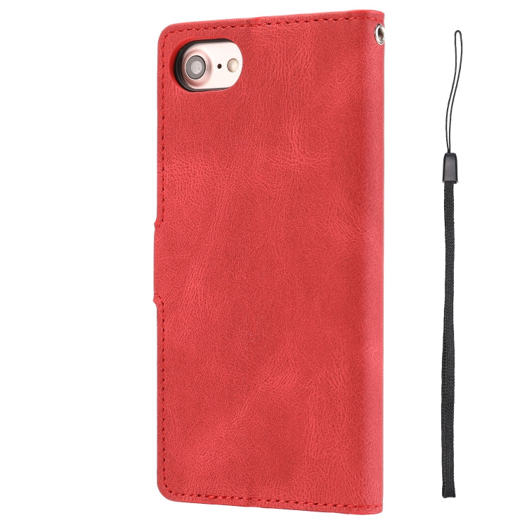 For iPhone SE 2024 Fantasy Skin-feel Calfskin Texture Leather Phone Case