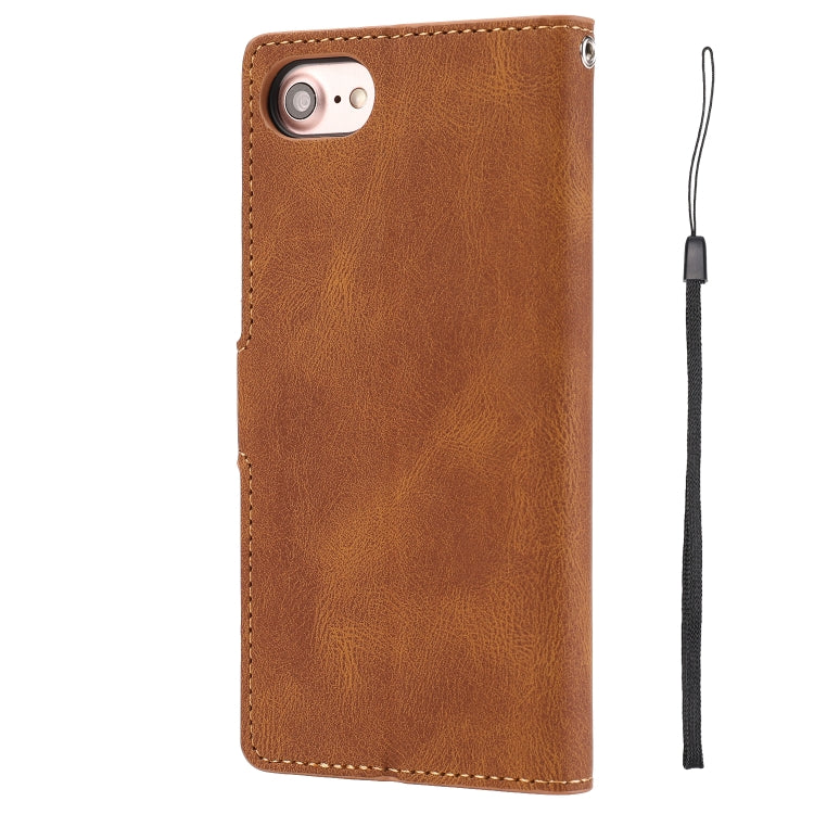 For iPhone SE 2024 Fantasy Skin-feel Calfskin Texture Leather Phone Case