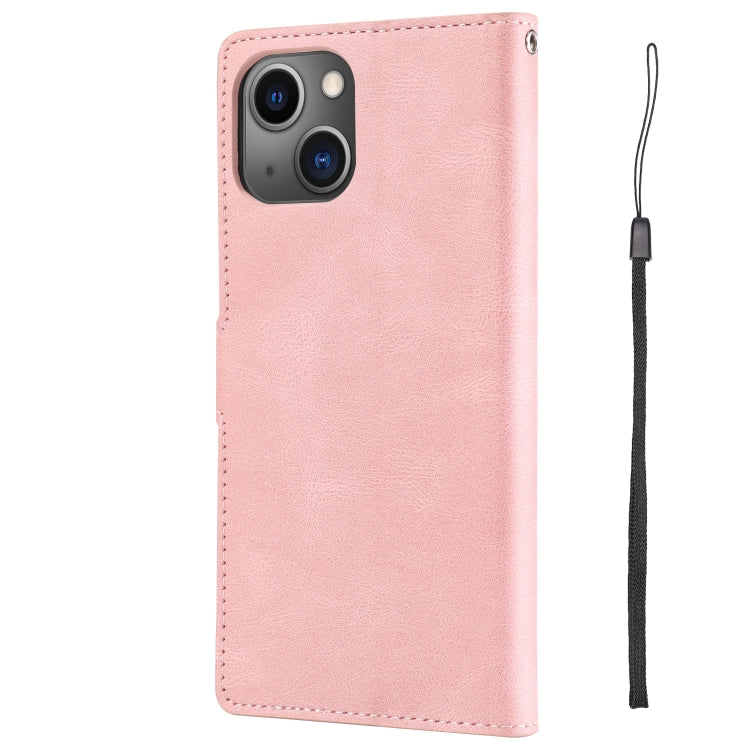 For iPhone 14 Fantasy Skin-feel Calfskin Texture Leather Phone Case