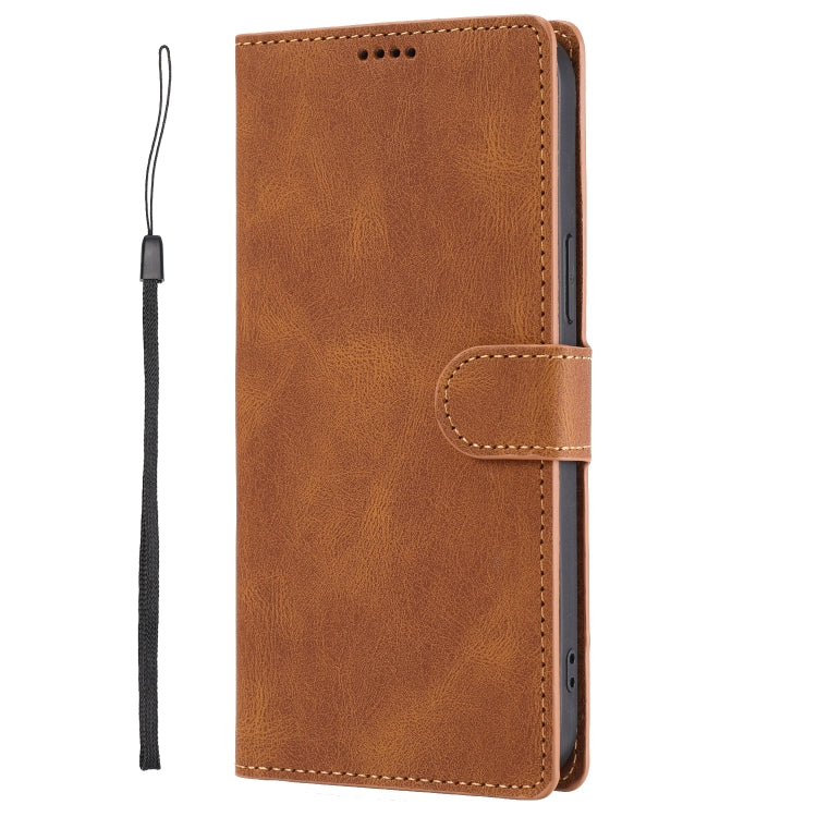 For iPhone 14 Fantasy Skin-feel Calfskin Texture Leather Phone Case