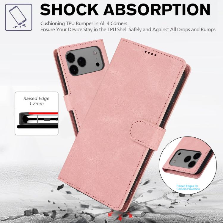 For iPhone 17 Pro Max Fantasy Skin-feel Calfskin Texture Leather Phone Case