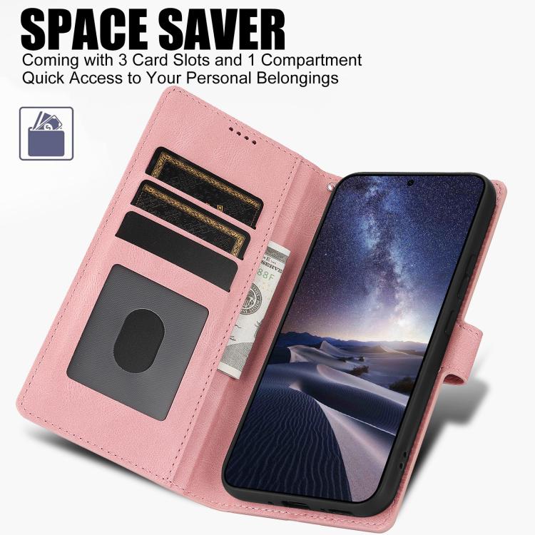 For iPhone 17 Pro Max Fantasy Skin-feel Calfskin Texture Leather Phone Case