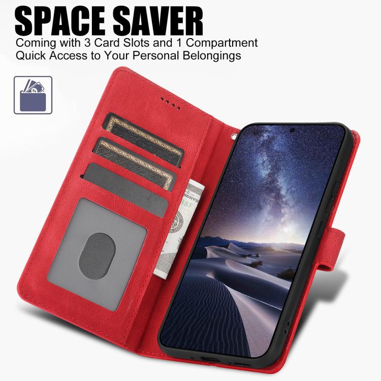 For iPhone 17 Pro Max Fantasy Skin-feel Calfskin Texture Leather Phone Case