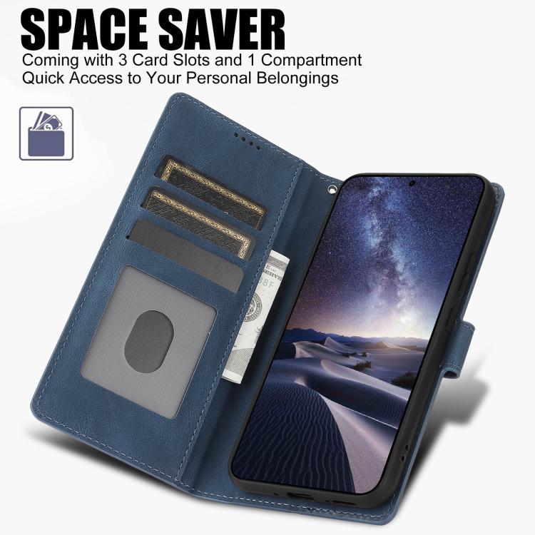 For iPhone 17 Pro Max Fantasy Skin-feel Calfskin Texture Leather Phone Case