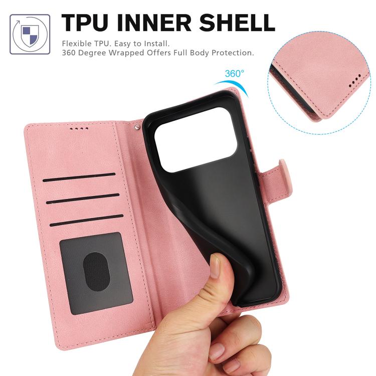For iPhone 17 Pro Fantasy Skin-feel Calfskin Texture Leather Phone Case