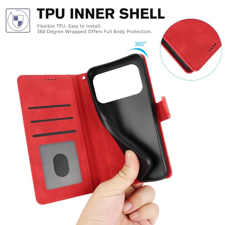 For iPhone 17 Pro Fantasy Skin-feel Calfskin Texture Leather Phone Case