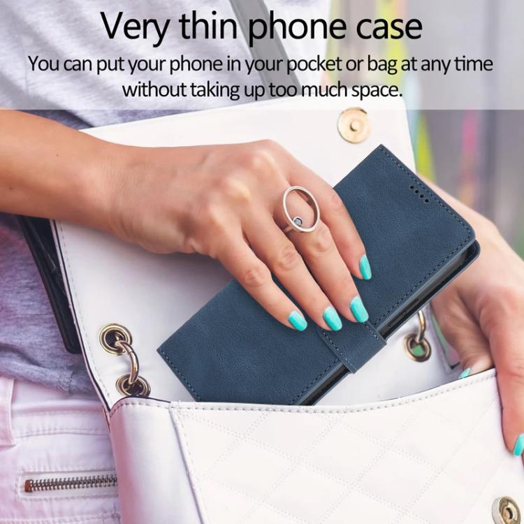 For iPhone 17 Pro Fantasy Skin-feel Calfskin Texture Leather Phone Case