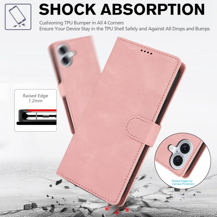For iPhone 17 Fantasy Skin-feel Calfskin Texture Leather Phone Case