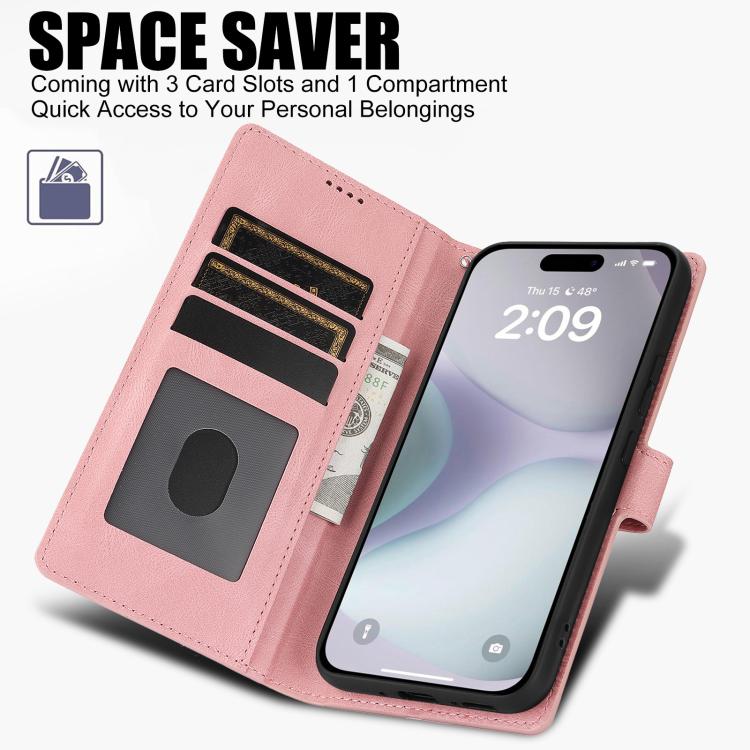 For iPhone 17 Fantasy Skin-feel Calfskin Texture Leather Phone Case
