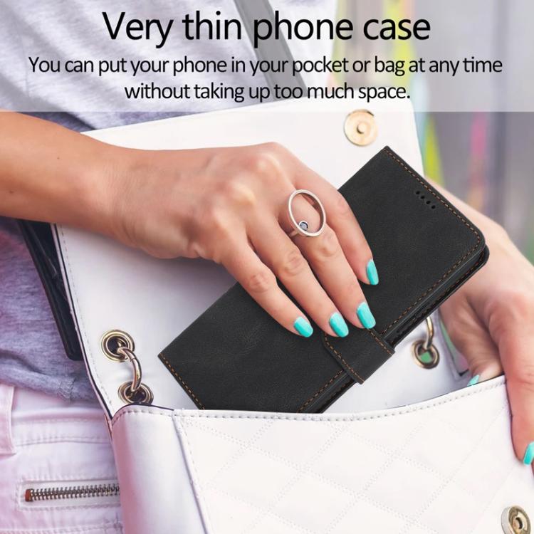 For iPhone 17 Fantasy Skin-feel Calfskin Texture Leather Phone Case