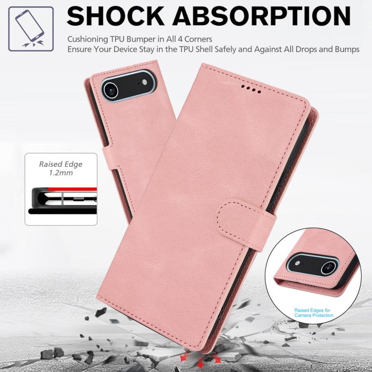 For iPhone Air Fantasy Skin-feel Calfskin Texture Leather Phone Case