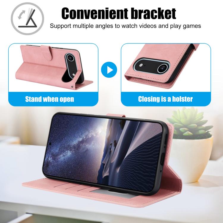 For iPhone Air Fantasy Skin-feel Calfskin Texture Leather Phone Case