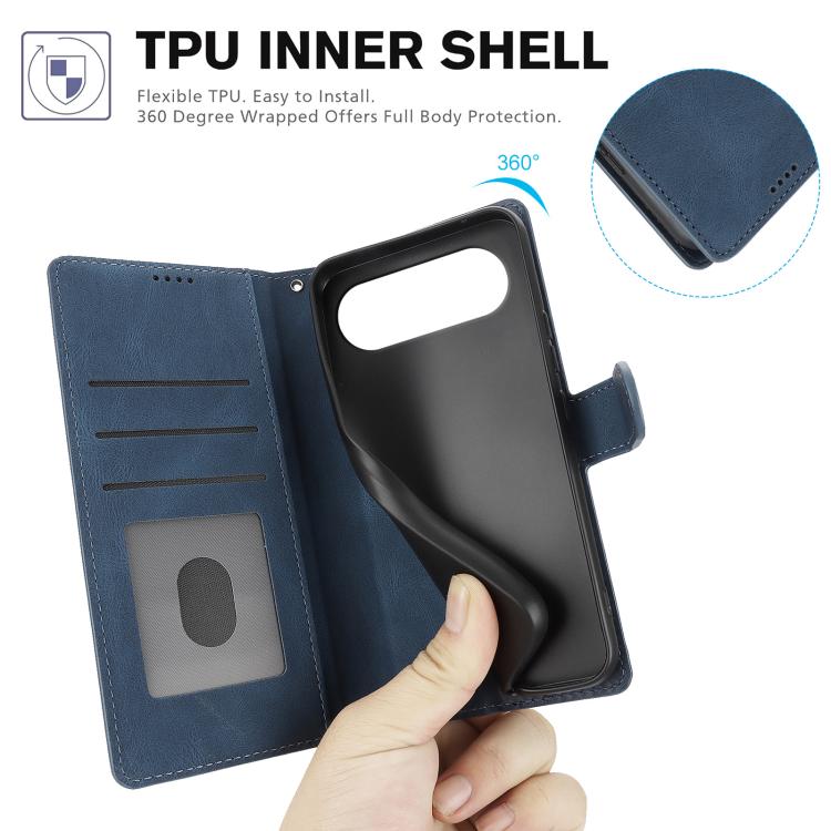 For iPhone Air Fantasy Skin-feel Calfskin Texture Leather Phone Case