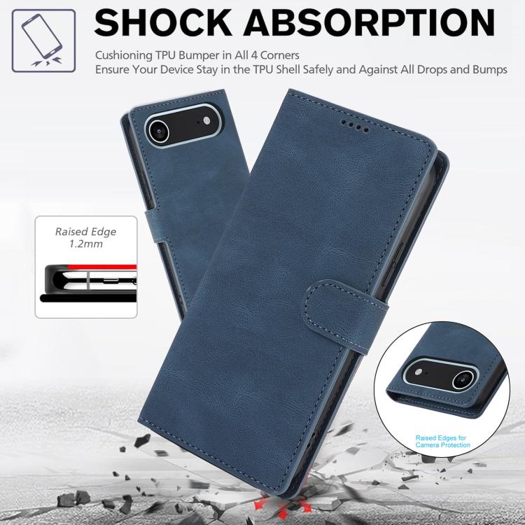 For iPhone Air Fantasy Skin-feel Calfskin Texture Leather Phone Case