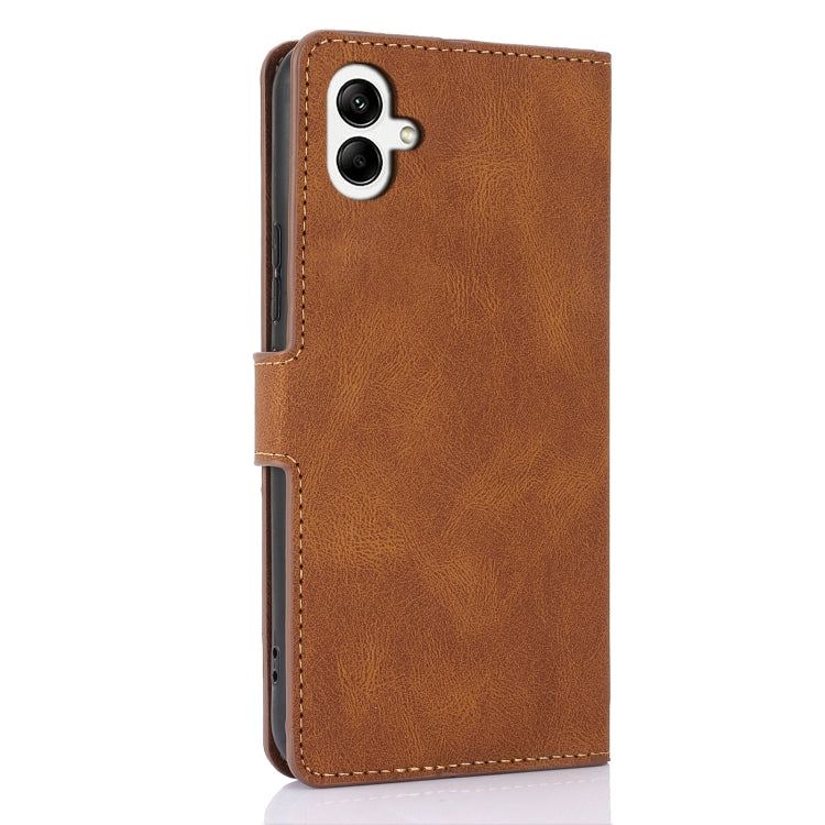 For Samsung Galaxy A05 4G Fantasy Skin-feel Calfskin Texture Leather Phone Case