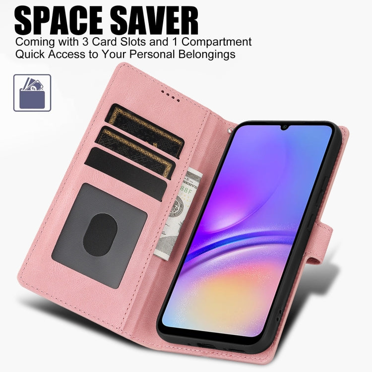 For Samsung Galaxy A06 4G Fantasy Skin-feel Calfskin Texture Leather Phone Case