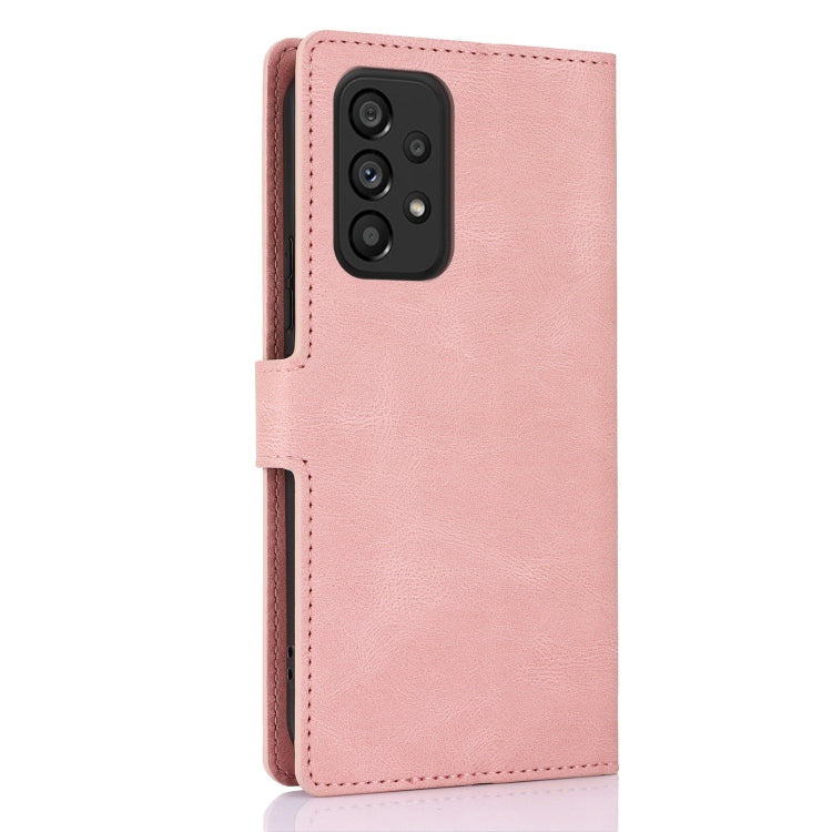 For Samsung Galaxy A33 5G Fantasy Skin-feel Calfskin Texture Leather Phone Case