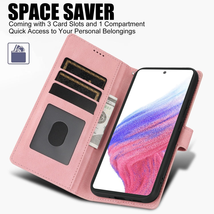 For Samsung Galaxy A53 5G Fantasy Skin-feel Calfskin Texture Leather Phone Case