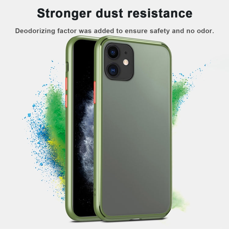 For iPhone 11 Shockproof Ultra-thin Frosted Protective Case