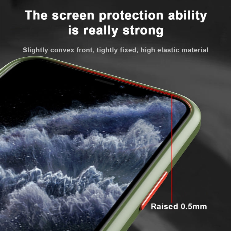 For iPhone 11 Shockproof Ultra-thin Frosted Protective Case