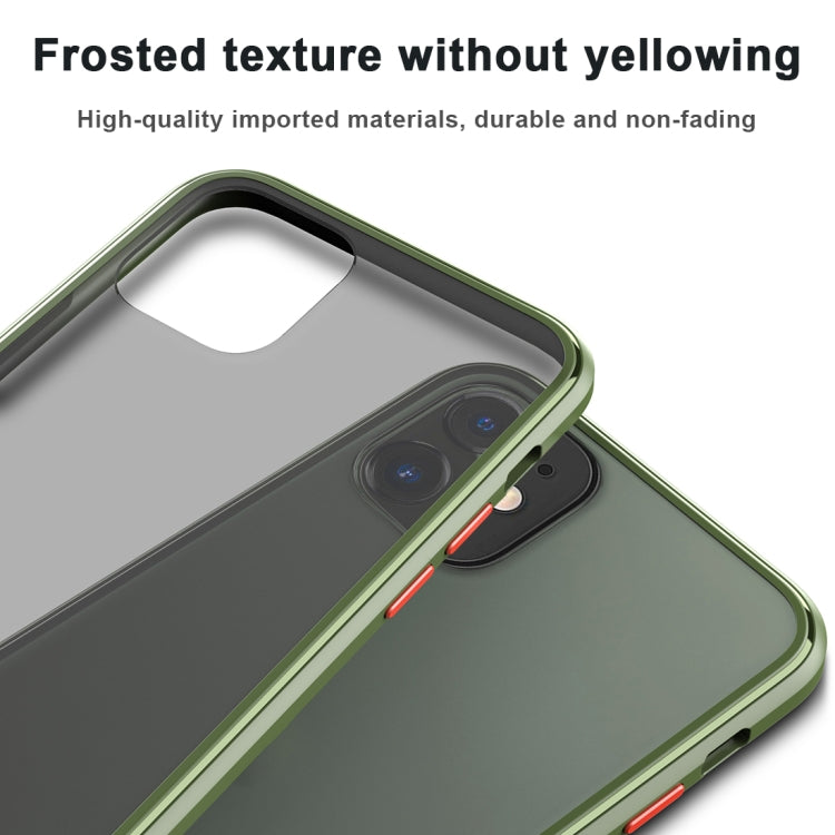 For iPhone 11 Shockproof Ultra-thin Frosted Protective Case
