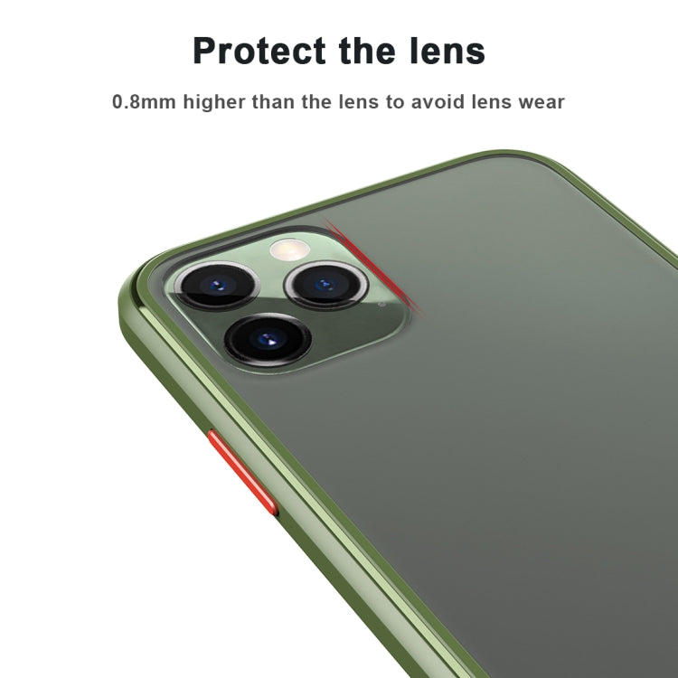 For iPhone 11 Pro Max Shockproof Ultra-thin Frosted Protective Case