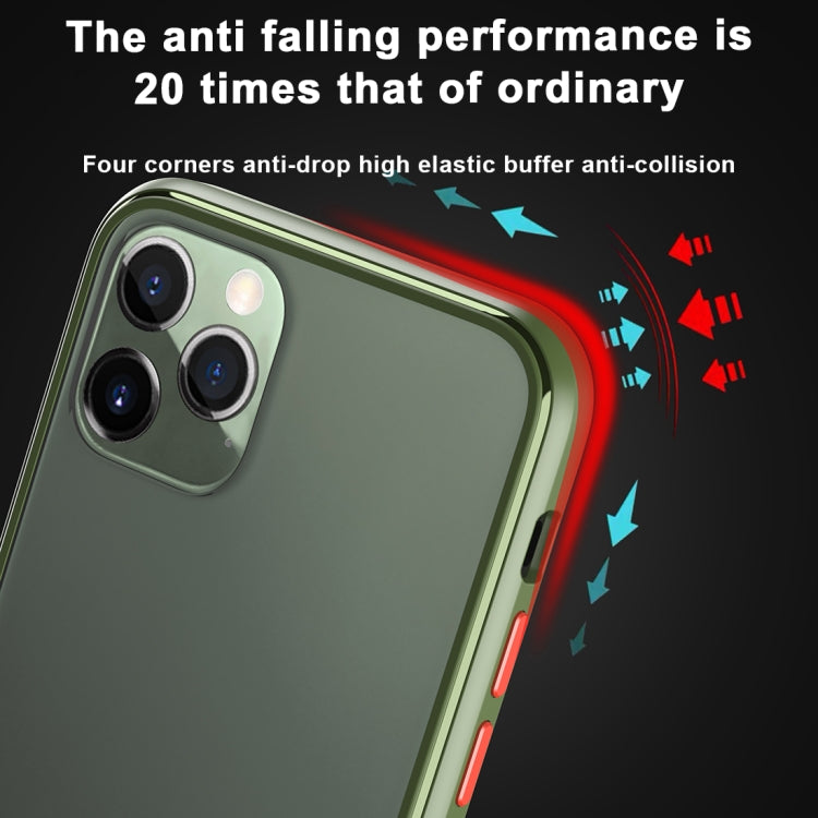For iPhone 11 Pro Max Shockproof Ultra-thin Frosted Protective Case