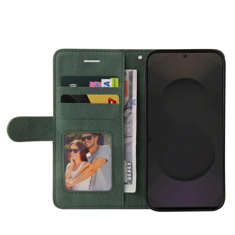 For Galaxy S25 FE 5G Dual-color Splicing Flip Leather Phone Case