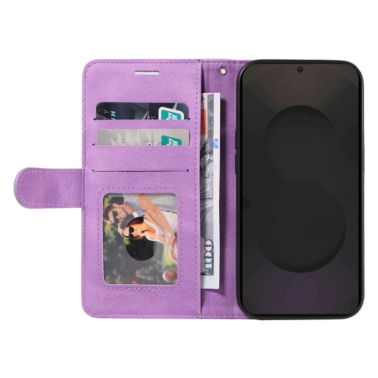 For Galaxy S25 FE 5G Dual-color Splicing Flip Leather Phone Case