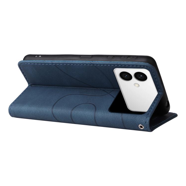 For Galaxy S26 Edge 5G Dual-color Splicing Flip Leather Phone Case