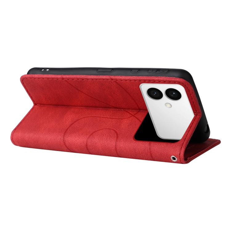 For Galaxy S26 Edge 5G Dual-color Splicing Flip Leather Phone Case