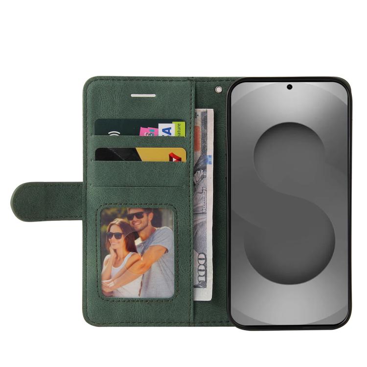 For Galaxy S26 Ultra 5G Dual-color Splicing Flip Leather Phone Case