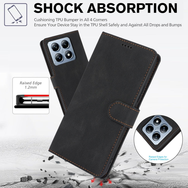 For Xiaomi 14T Pro Fantasy Skin-feel Calfskin Texture Leather Phone Case