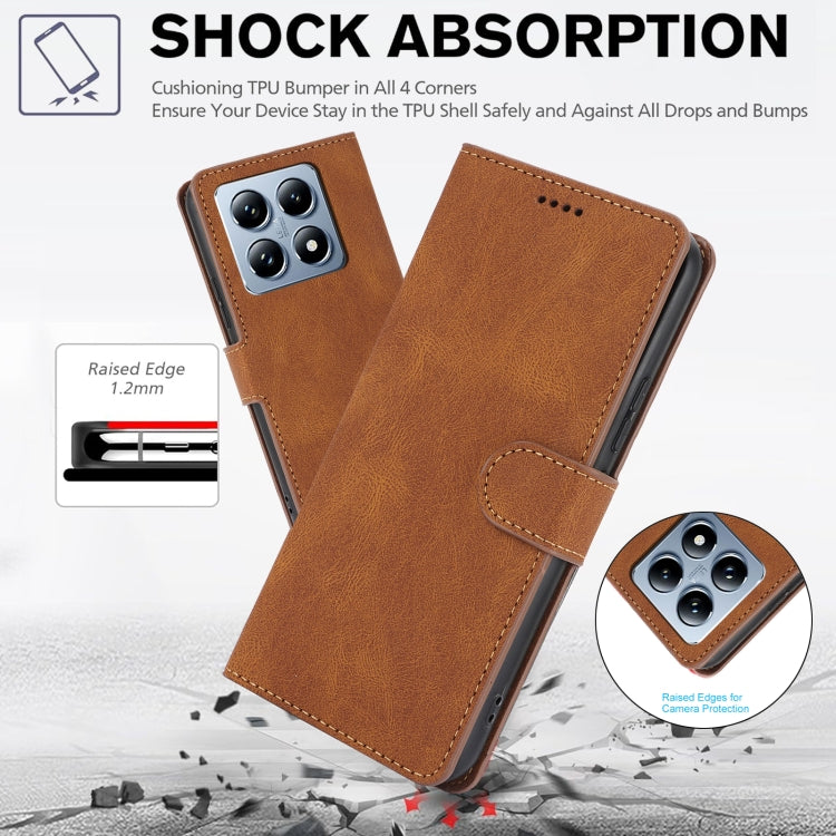 For Xiaomi 14T Pro Fantasy Skin-feel Calfskin Texture Leather Phone Case
