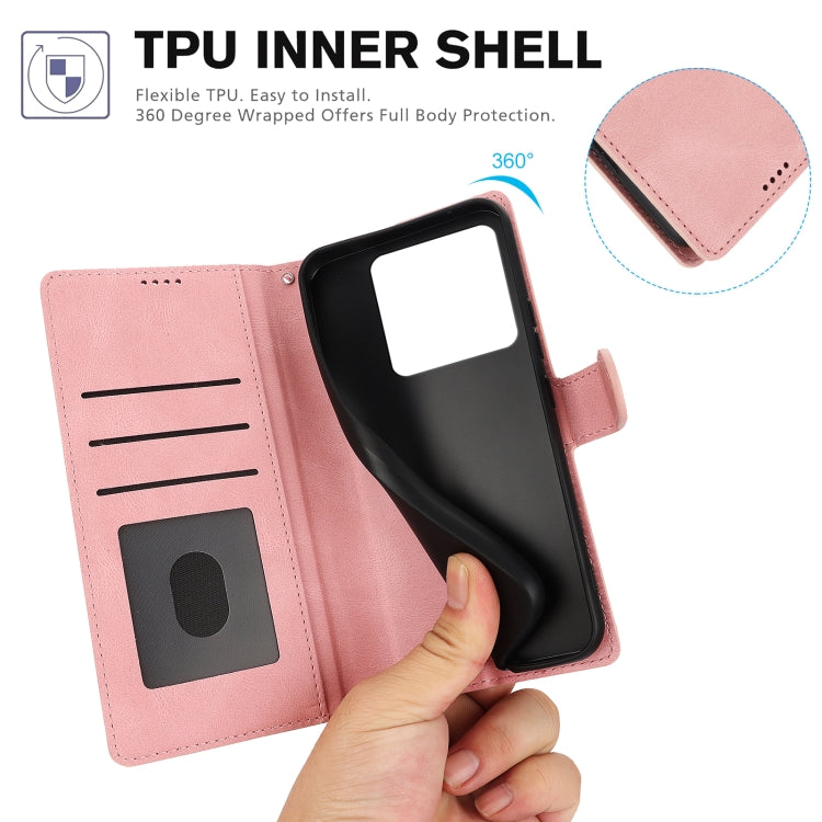 For Xiaomi 14T Fantasy Skin-feel Calfskin Texture Leather Phone Case