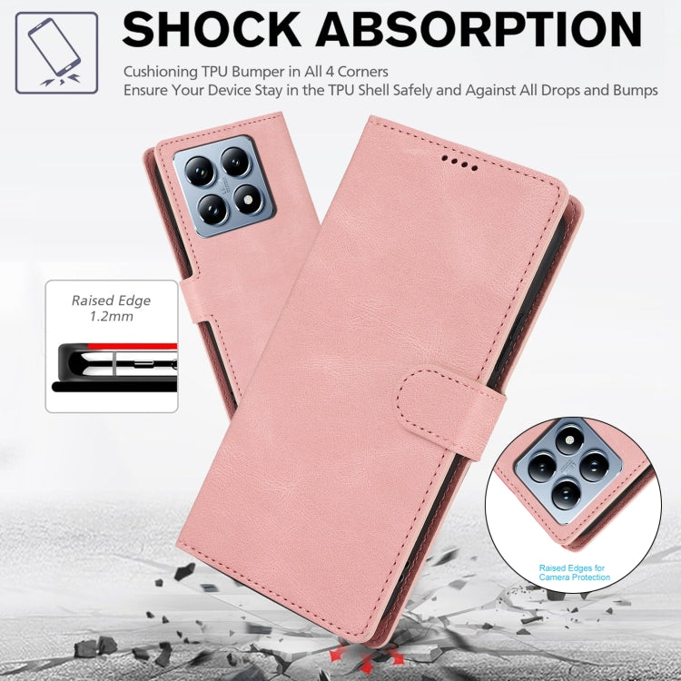 For Xiaomi 14T Fantasy Skin-feel Calfskin Texture Leather Phone Case