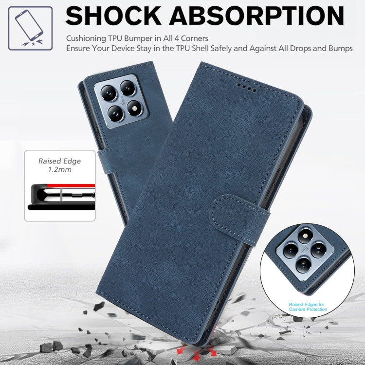 For Xiaomi 14T Fantasy Skin-feel Calfskin Texture Leather Phone Case
