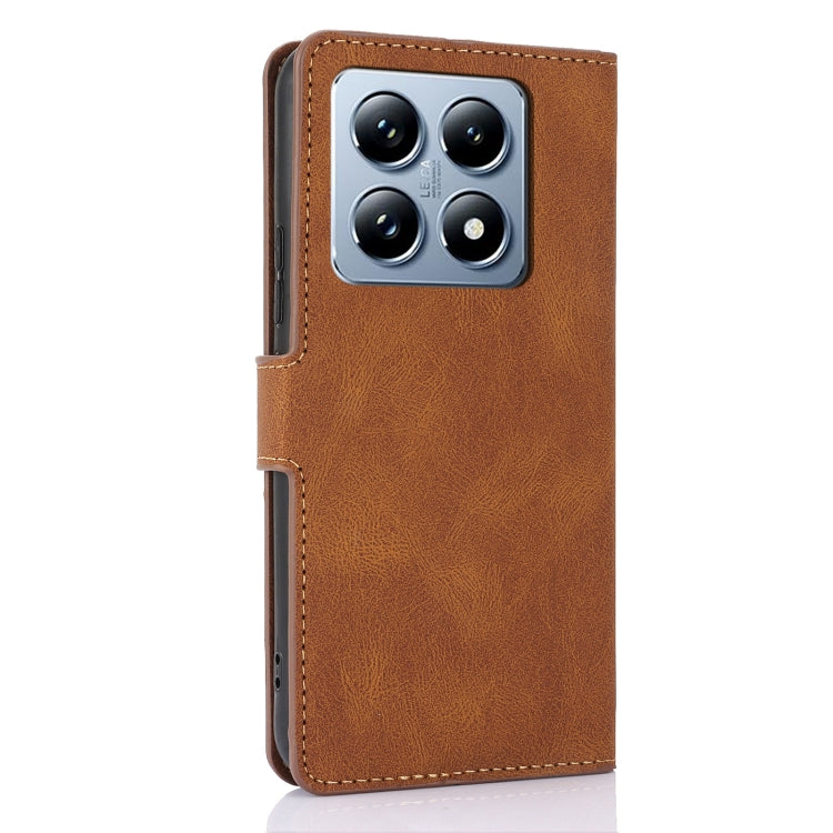 For Xiaomi 14T Fantasy Skin-feel Calfskin Texture Leather Phone Case
