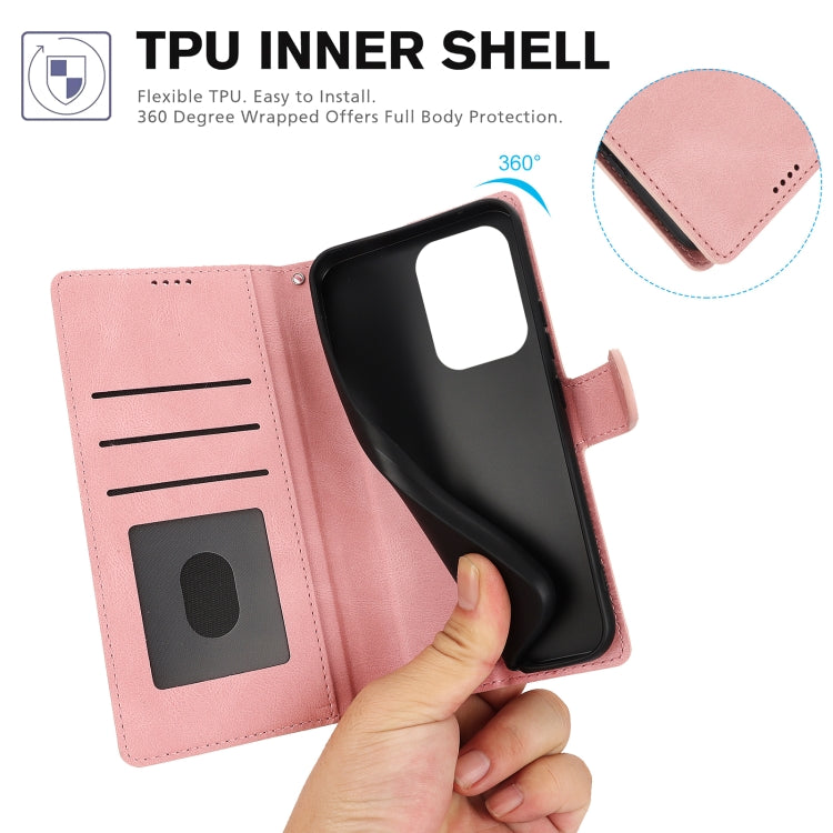 For Xiaomi Poco C65 Global Fantasy Skin-feel Calfskin Texture Leather Phone Case