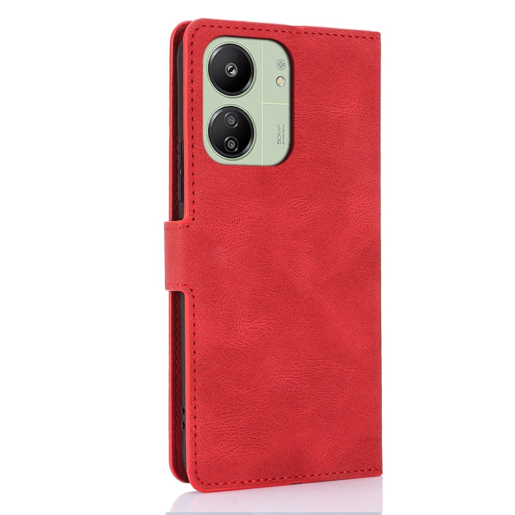 For Xiaomi Poco C65 Global Fantasy Skin-feel Calfskin Texture Leather Phone Case