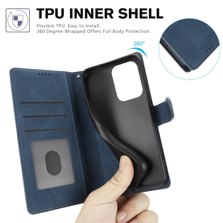 For Xiaomi Poco C65 Global Fantasy Skin-feel Calfskin Texture Leather Phone Case