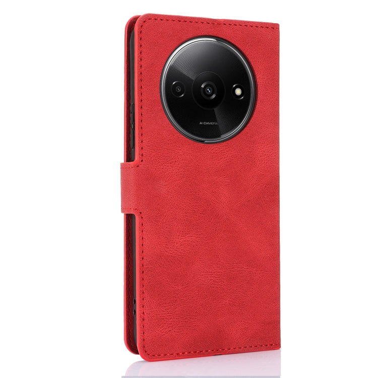 For Xiaomi Poco C61 4G Global Fantasy Skin-feel Calfskin Texture Leather Phone Case