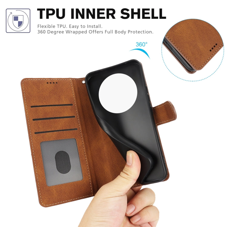 For Xiaomi Poco C61 4G Global Fantasy Skin-feel Calfskin Texture Leather Phone Case