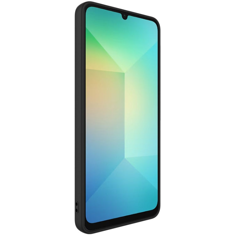 For Samsung Galaxy A06 4G IMAK UC-3 Series Shockproof Frosted TPU Phone Case - Black
